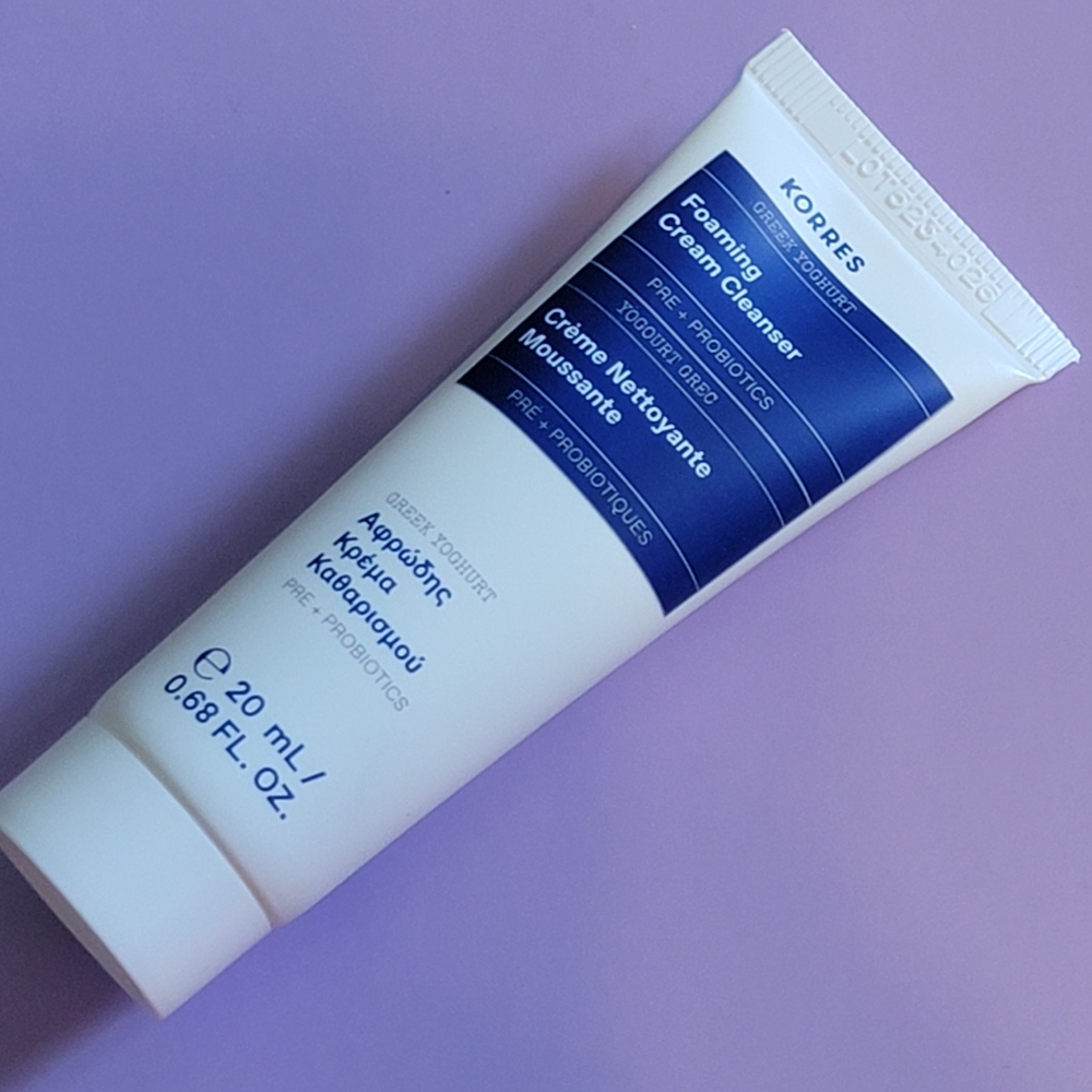 4/25 bundle item. Korres Foaming Cream Cleanser